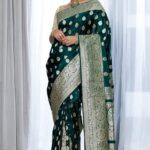 Floral Print Pastel Soft Saree