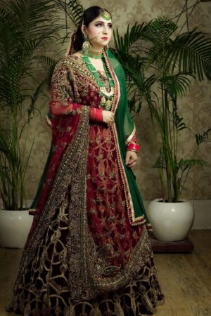 Emerald Green Kanjivaram Bridal Saree