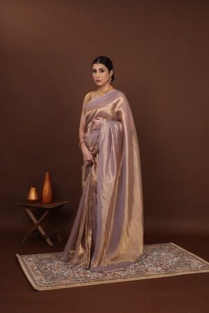 Maroon Velvet Designer Saree
